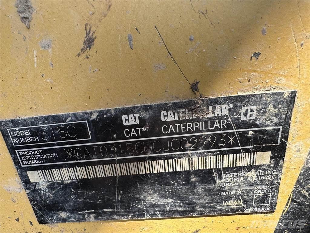 CAT 315C Paletli ekskavatörler