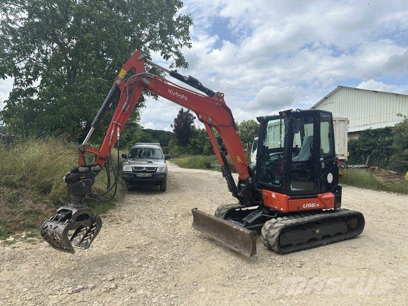 Kubota U56-5 Mini ekskavatörler, 7 tona dek