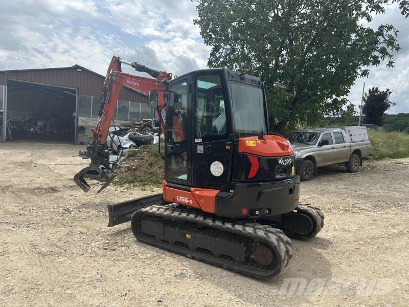 Kubota U56-5 Mini ekskavatörler, 7 tona dek