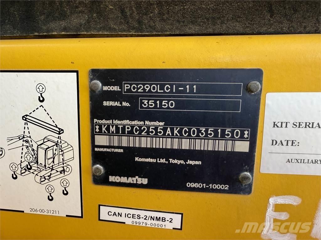 Komatsu PC290LCi-11 Paletli ekskavatörler