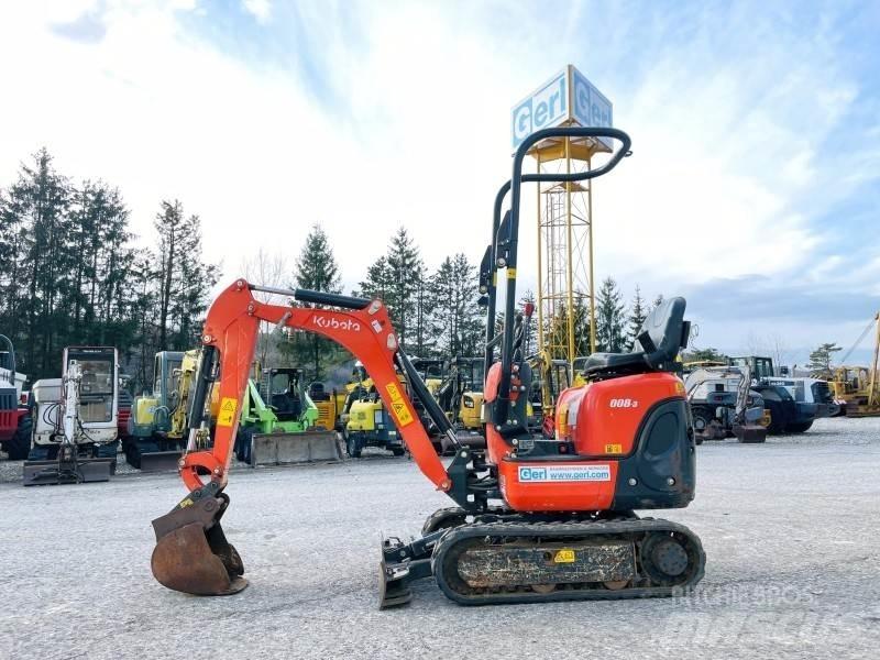 Kubota K008-3 Mini ekskavatörler, 7 tona dek