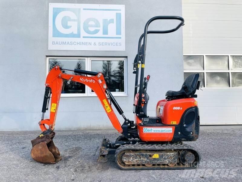 Kubota K008-3 Mini ekskavatörler, 7 tona dek