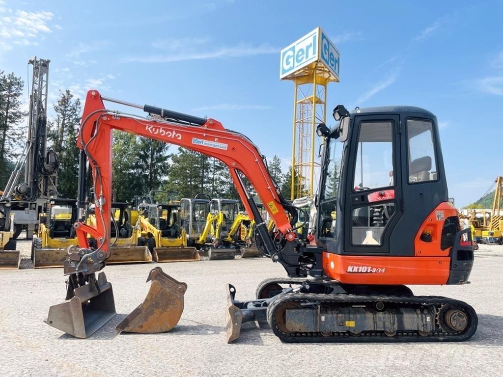 Kubota KX101-3a Mini ekskavatörler, 7 tona dek