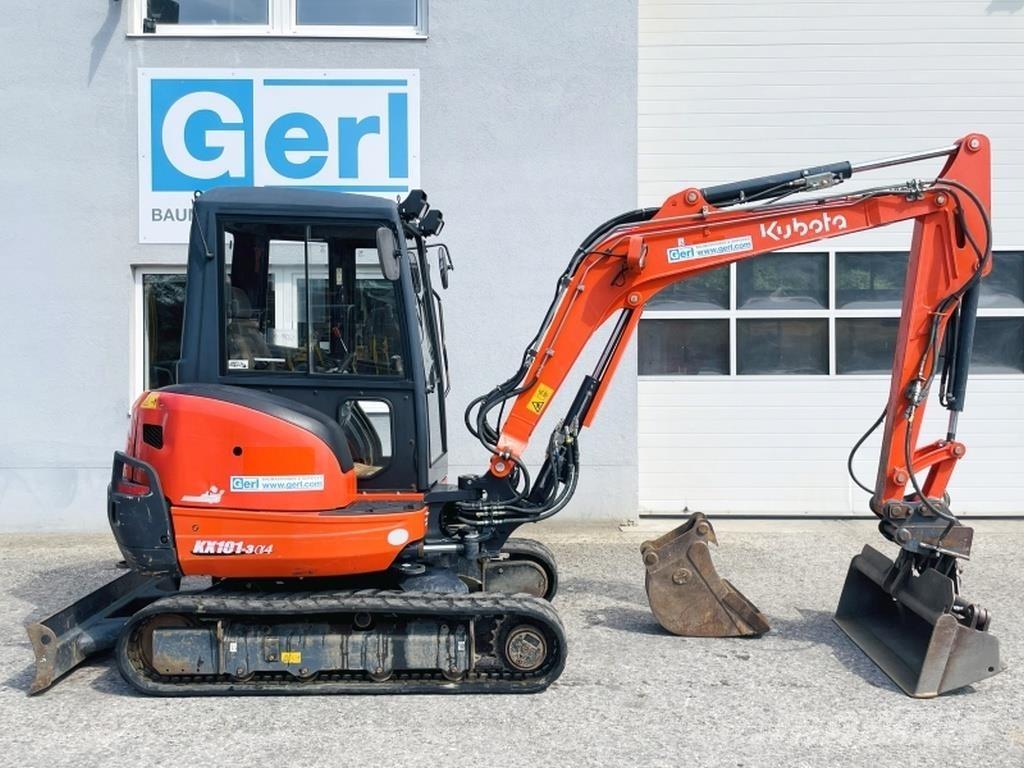 Kubota KX101-3a Mini ekskavatörler, 7 tona dek
