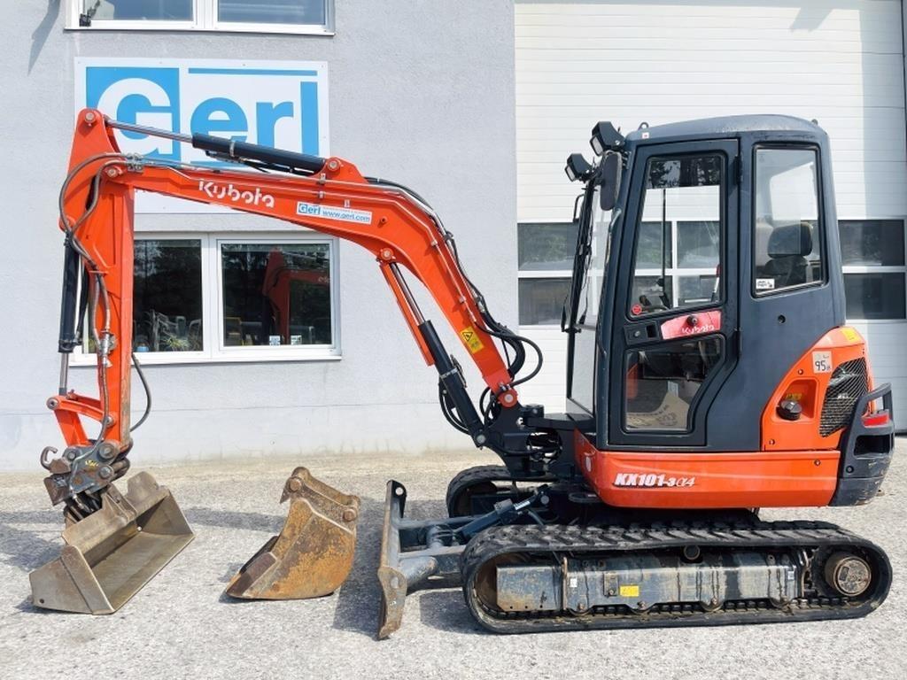 Kubota KX101-3a Mini ekskavatörler, 7 tona dek