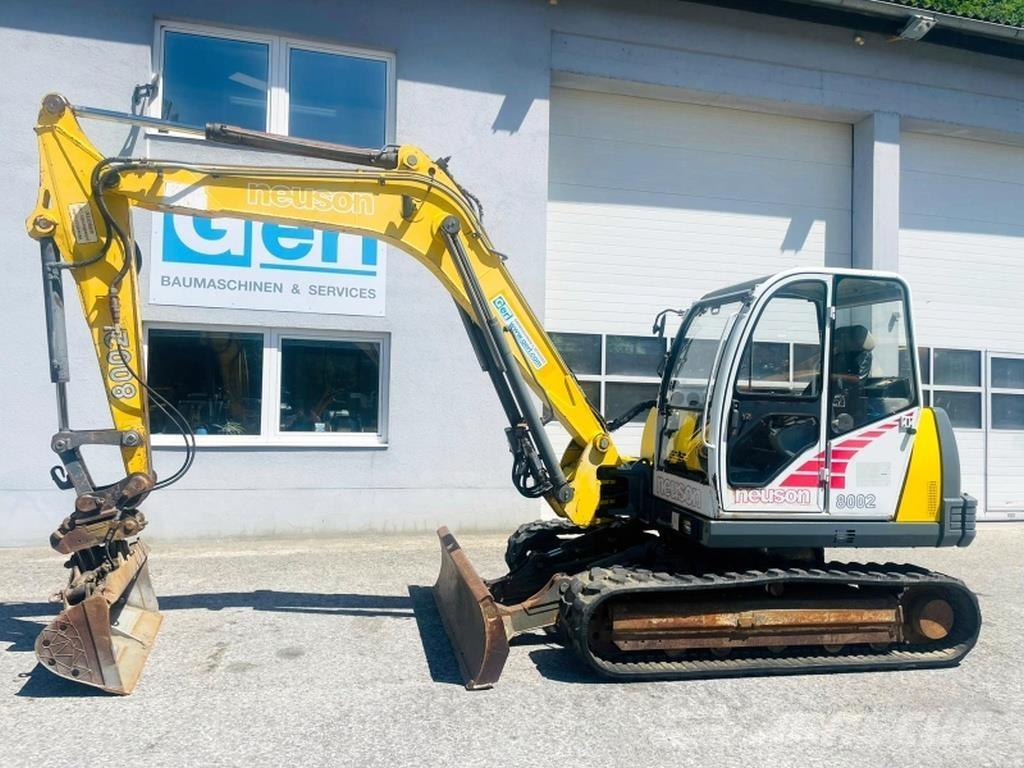 Neuson 8002 RDV Mini ekskavatörler, 7 tona dek