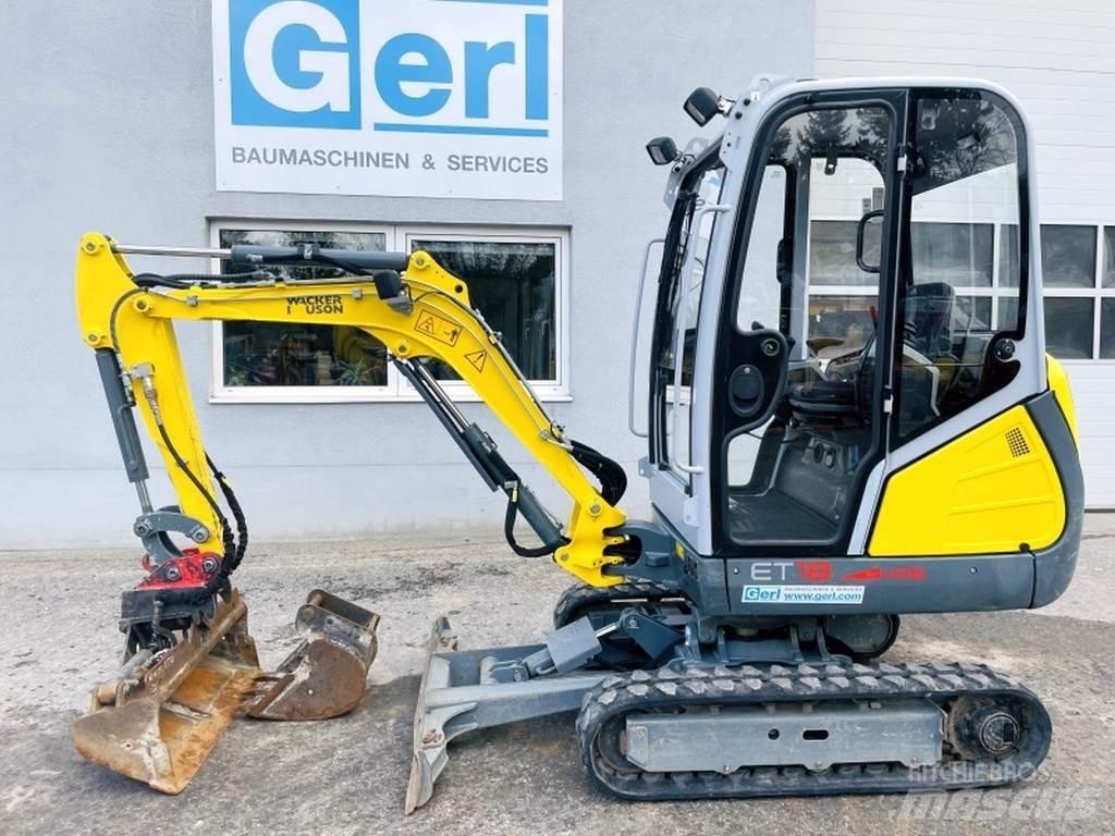 Neuson ET18 VDS Mini ekskavatörler, 7 tona dek