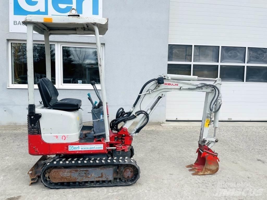 Takeuchi TB108 Mini ekskavatörler, 7 tona dek