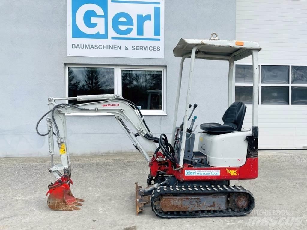 Takeuchi TB108 Mini ekskavatörler, 7 tona dek