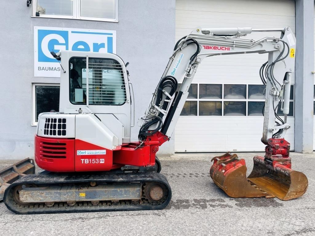 Takeuchi TB153FR Mini ekskavatörler, 7 tona dek