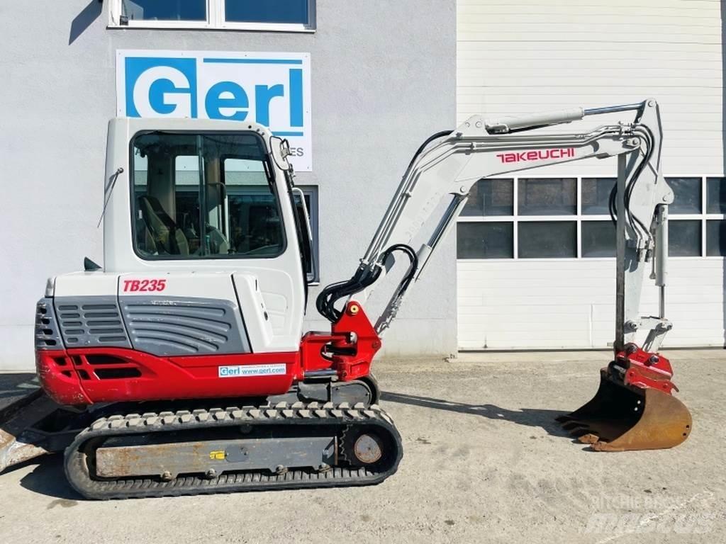 Takeuchi TB235 Mini ekskavatörler, 7 tona dek