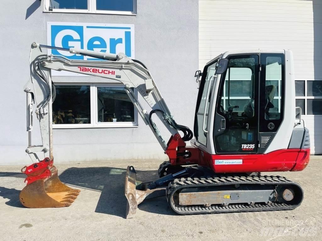Takeuchi TB235 Mini ekskavatörler, 7 tona dek