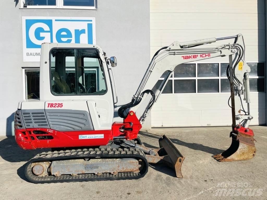 Takeuchi TB235 Mini ekskavatörler, 7 tona dek