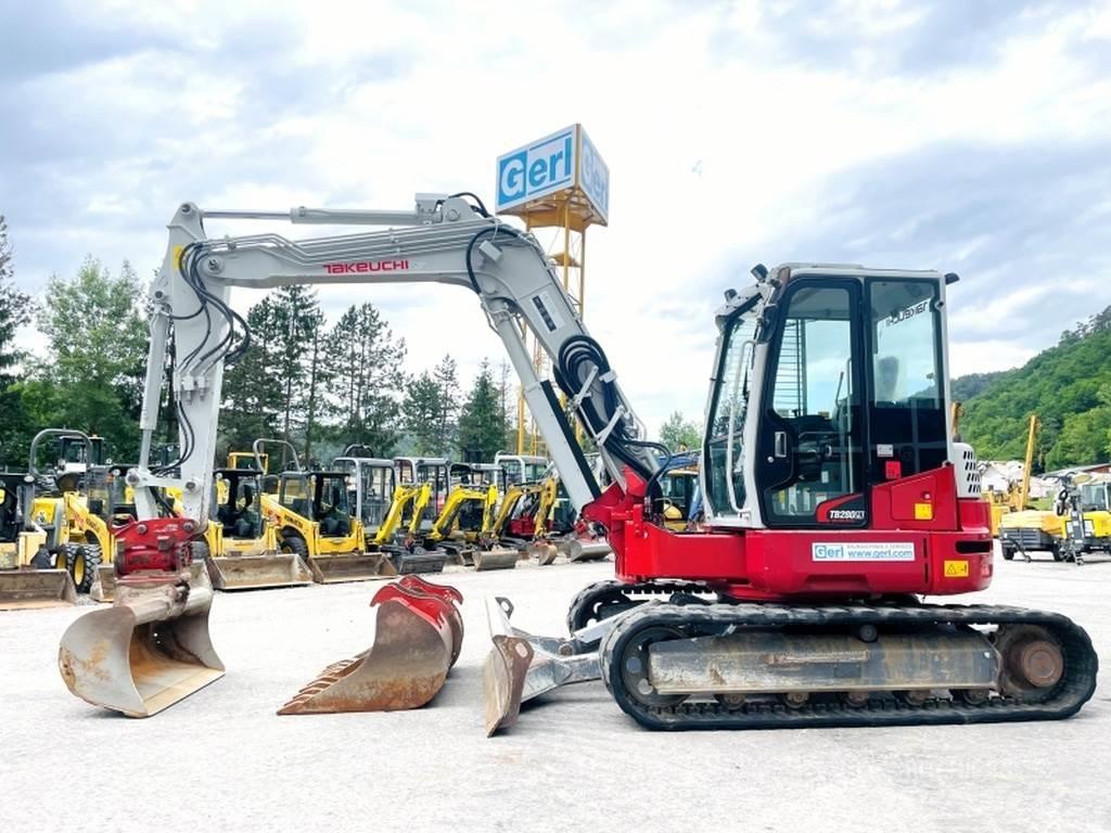 Takeuchi TB280FR Mini ekskavatörler, 7 tona dek