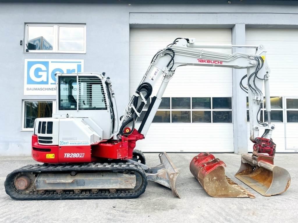 Takeuchi TB280FR Mini ekskavatörler, 7 tona dek