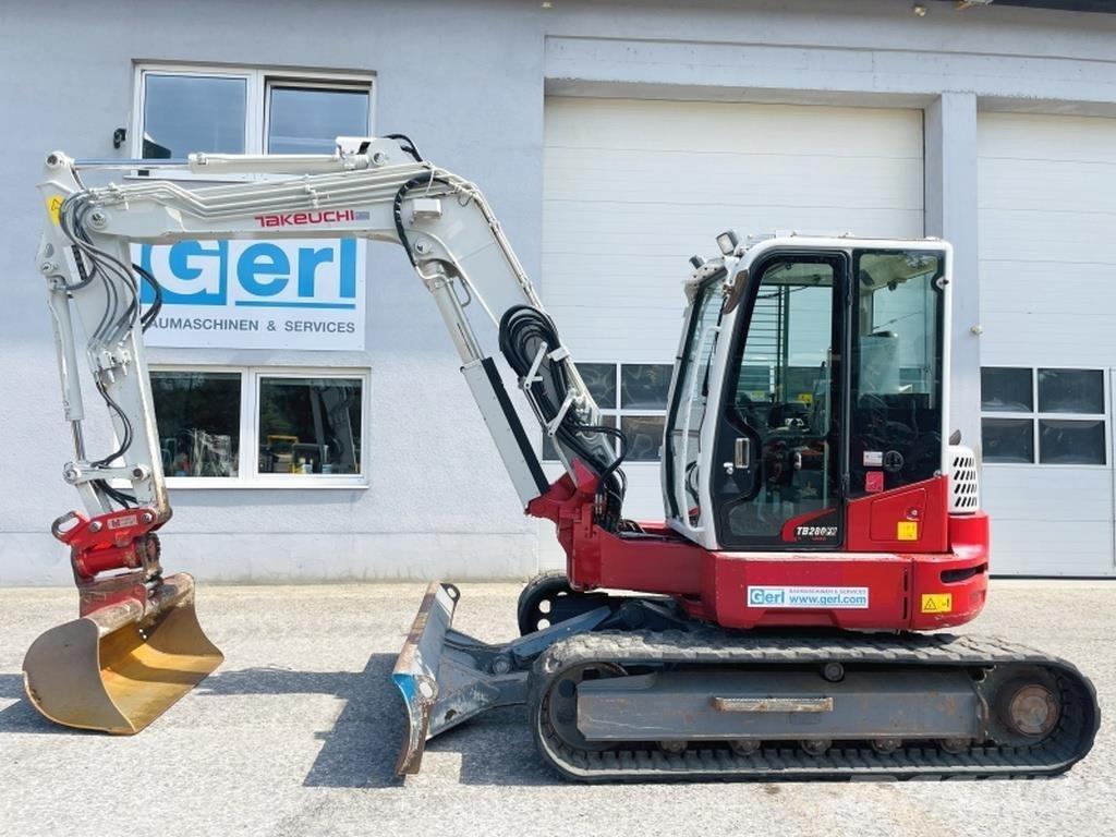 Takeuchi TB280FR Mini ekskavatörler, 7 tona dek
