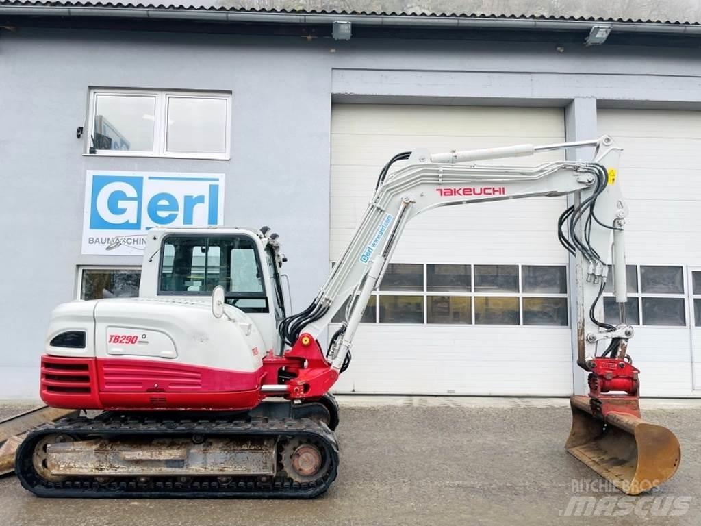 Takeuchi TB290 Mini ekskavatörler, 7 tona dek
