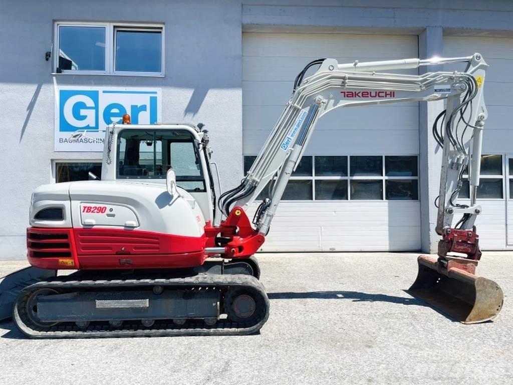 Takeuchi TB290 Mini ekskavatörler, 7 tona dek