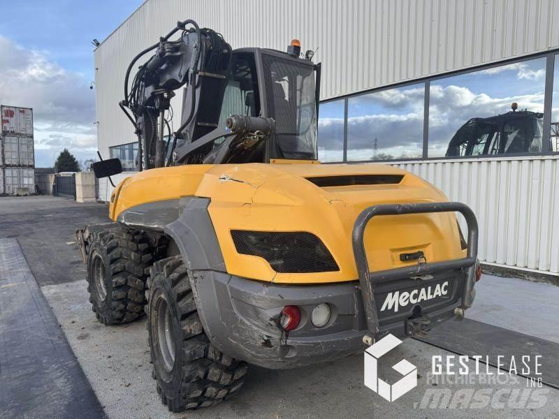 Mecalac 12MTX Lastik tekerli ekskavatörler