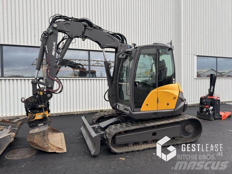Mecalac 8 MCR Mini ekskavatörler, 7 tona dek