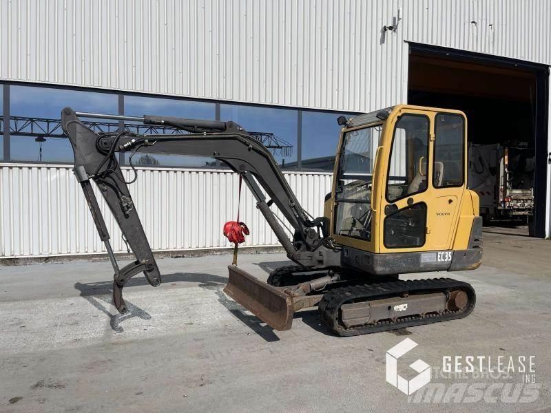Volvo EC35 Mini ekskavatörler, 7 tona dek