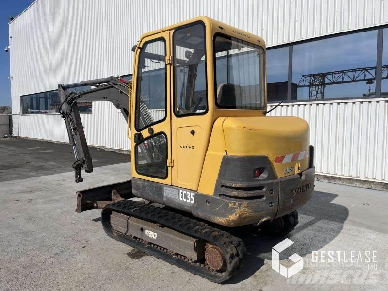 Volvo EC35 Mini ekskavatörler, 7 tona dek