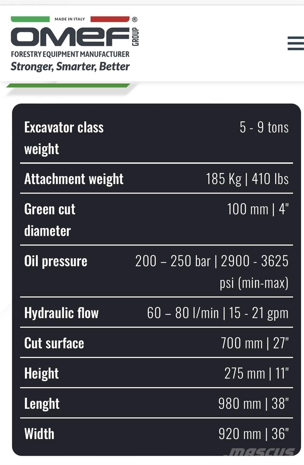  OMEF TRL-68 Ağaç parçalayıcılar