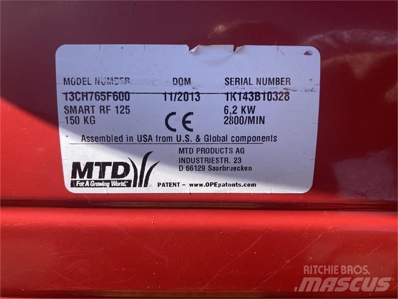 MTD RF 125 Traktörler