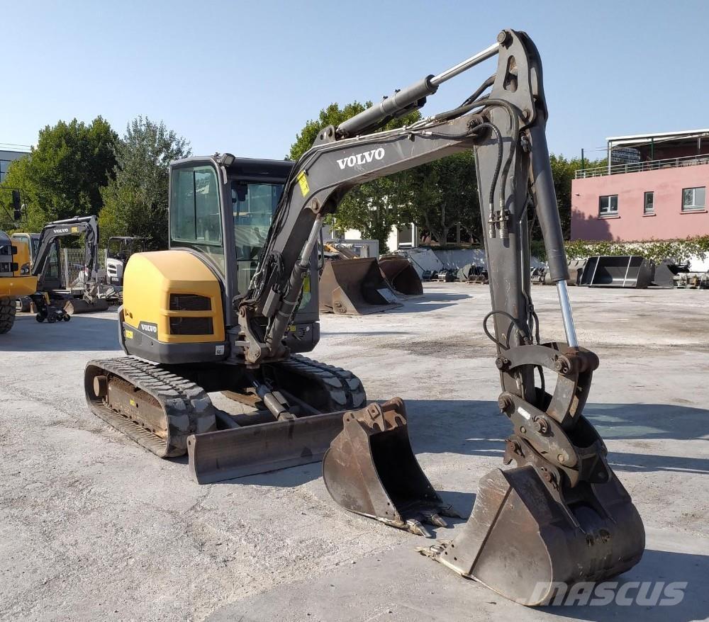 Volvo ECR50D Mini ekskavatörler, 7 tona dek