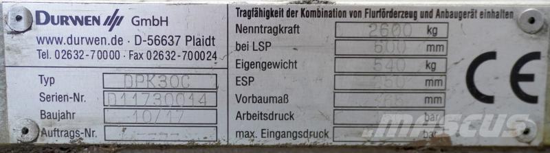 Durwen DPK30C Digerleri