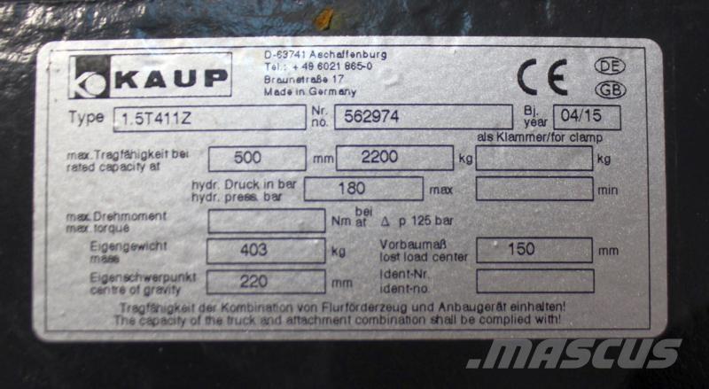 Kaup 1,5T411Z Diger parçalar