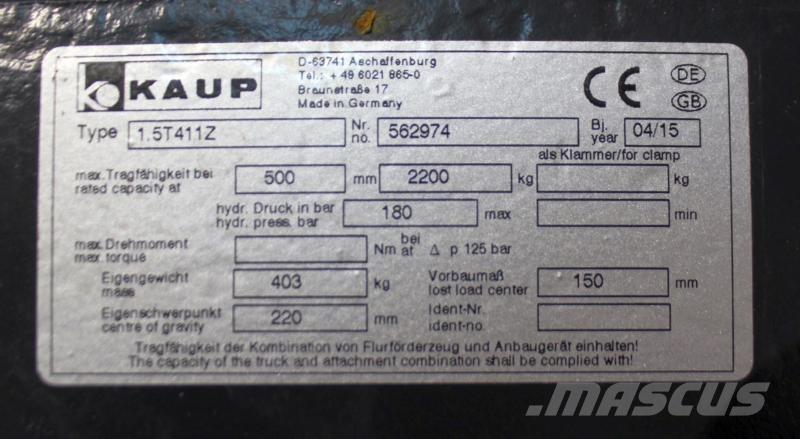Kaup 1,5T411Z Diger parçalar