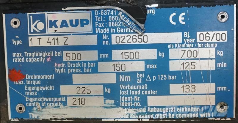 Kaup 1T411Z Diger parçalar