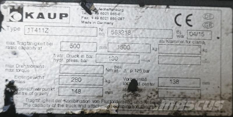 Kaup 1T411Z Diger parçalar