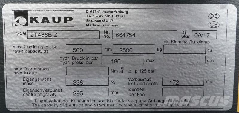 Kaup 2T466BIZ Diger parçalar