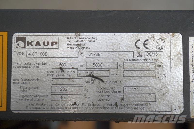 Kaup 4,8T160B Diger parçalar
