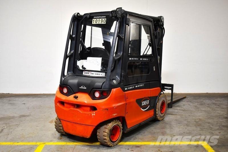 Linde E 30 387 Elektrikli forkliftler