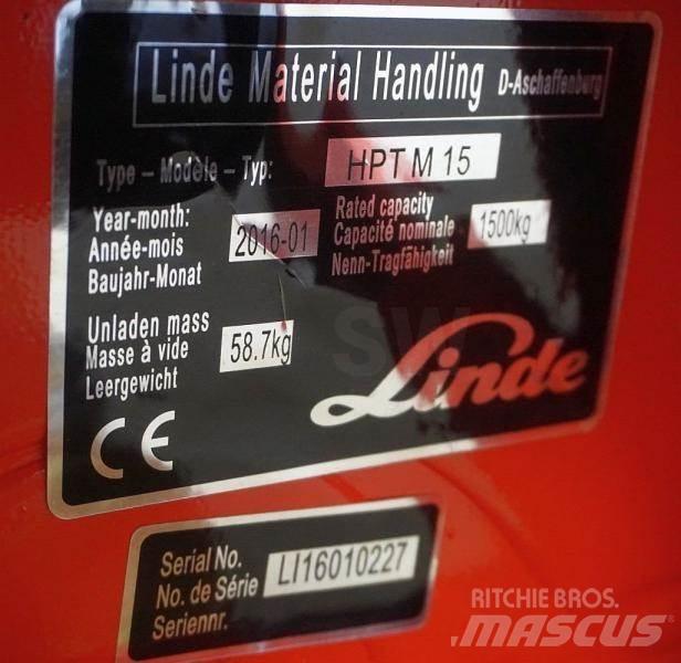 Linde HPT M 15 Transpaletler