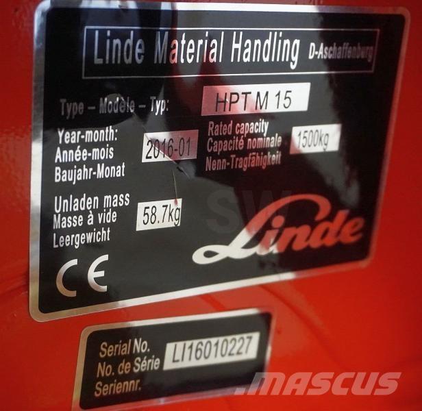 Linde HPT M 15 Transpaletler