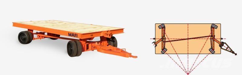 Mafi 1060 / 4t Flatbed römorklar