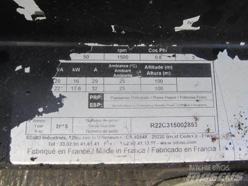 Sdmo R22 Dizel Jeneratörler