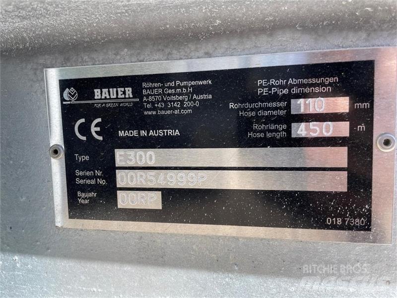 Bauer E 300 Sulama sistemleri
