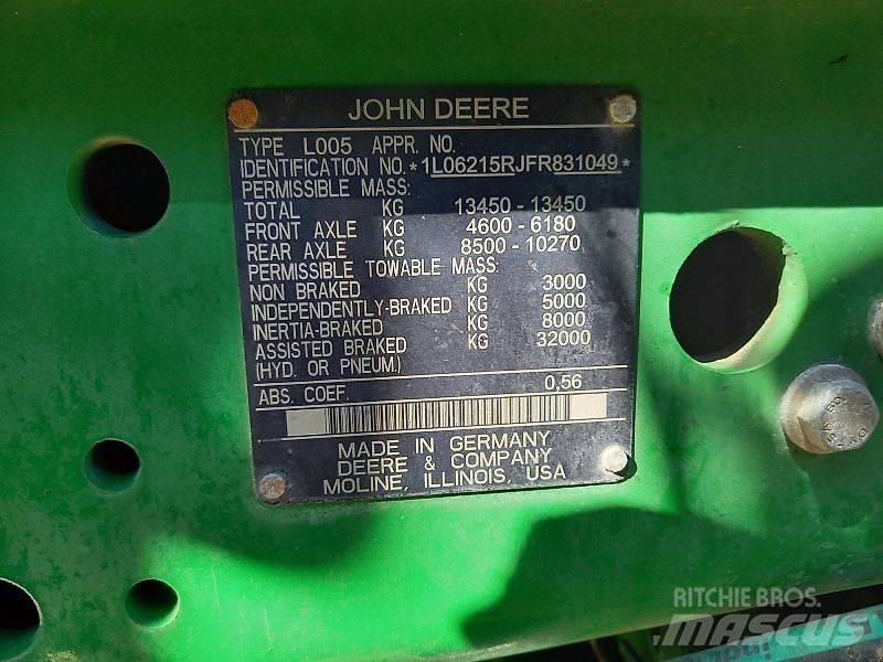 John Deere 6215R Traktörler