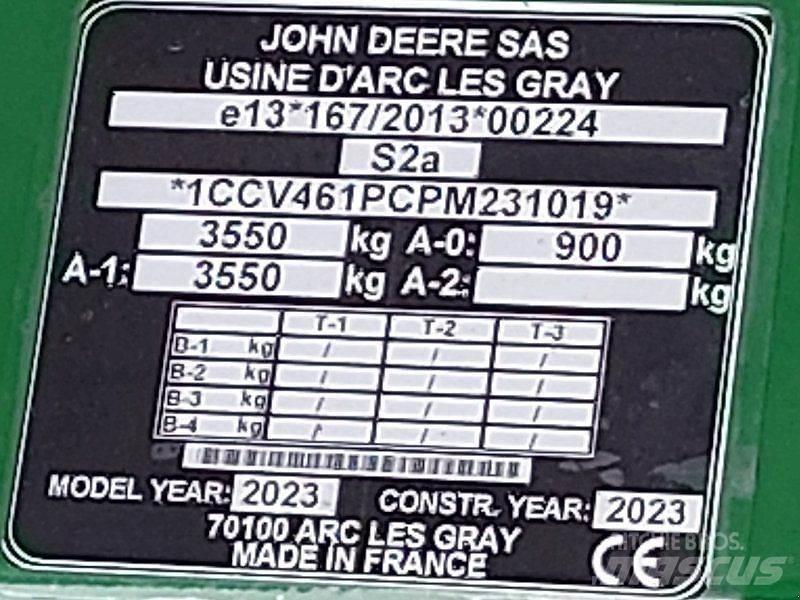 John Deere V461M Diger tarim makinalari