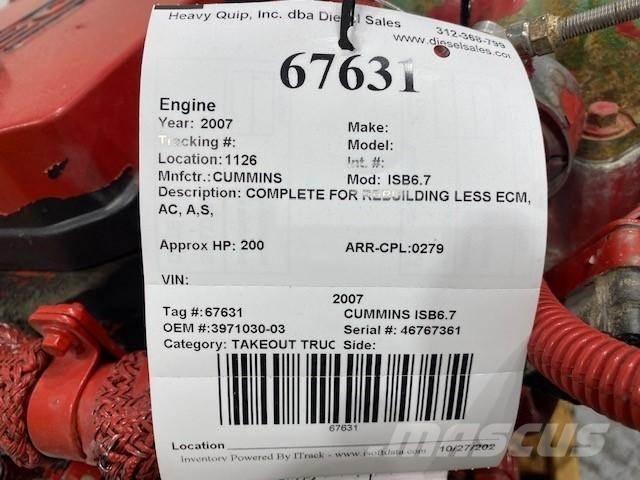 Cummins ISB6.7 Motorlar