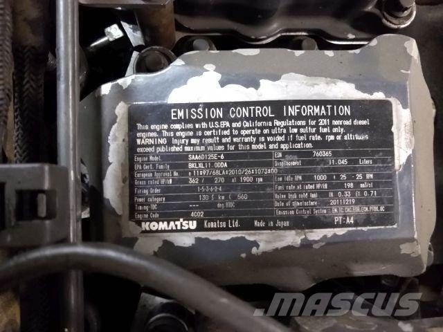 Komatsu SAA6D125E-6 Motorlar