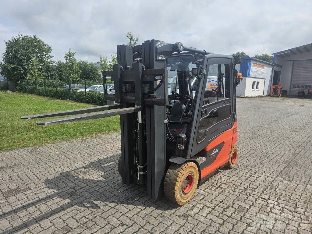 Linde E25-01 UVV Elektrikli forkliftler