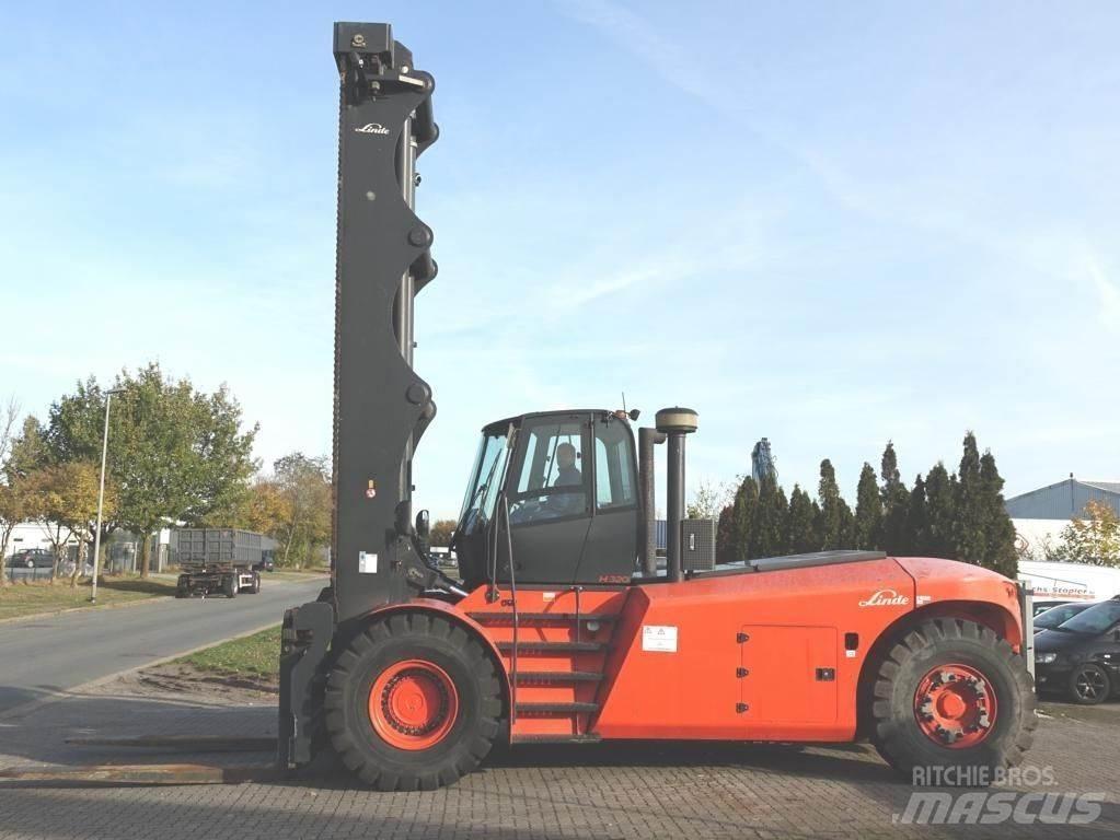 Linde H320 Reach stacker - konteyner forkliftleri