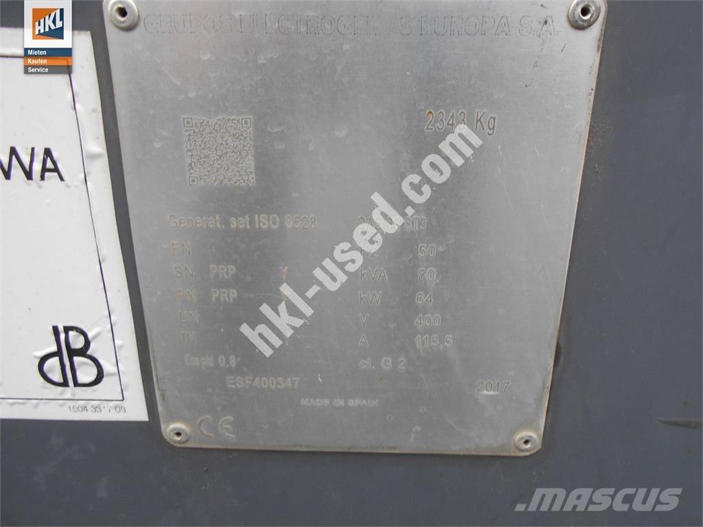 Atlas Copco QAS 80 Diğer Jeneratörler