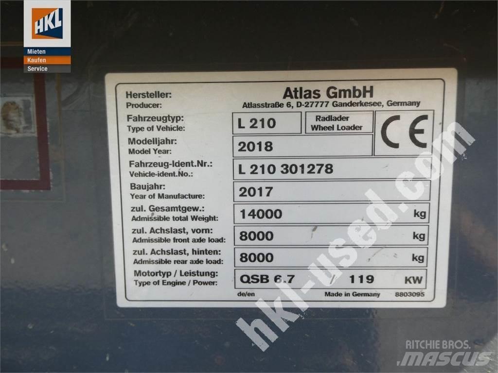 Atlas L 210 Tekerlekli yükleyiciler